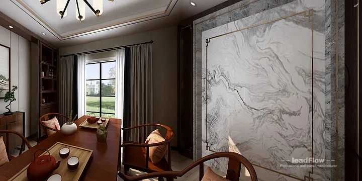 WPC Cladding Apartment Design in Hangzhou | New Chinese Oriental Interior in Hangzhou, China - photo 2