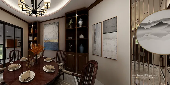 WPC Cladding Apartment Design in Hangzhou | New Chinese Oriental Interior in Hangzhou, China - photo 7