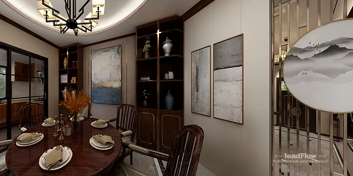 WPC Cladding Apartment Design in Hangzhou | New Chinese Oriental Interior in Hangzhou, China - photo 8