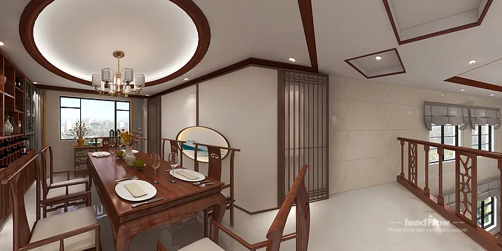Hangzhou Villa Wall Panel Design | WPC Wall Panel Warm Interior in Hangzhou, China - photo 1