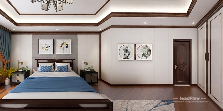 Hangzhou Villa Wall Panel Design | WPC Wall Panel Warm Interior in Hangzhou, China - photo 10