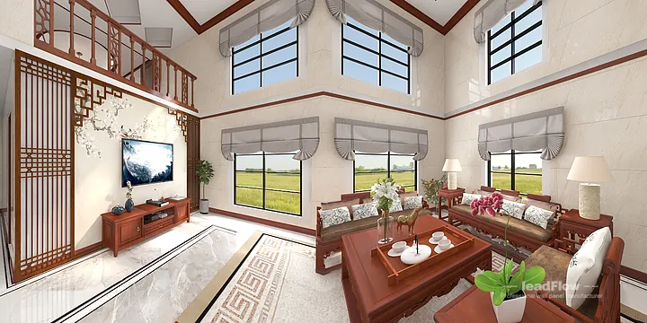 Hangzhou Villa Wall Panel Design | WPC Wall Panel Warm Interior in Hangzhou, China - photo 18