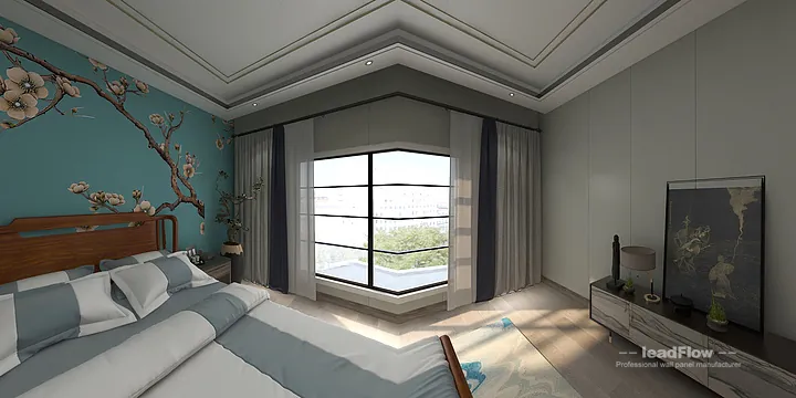Hangzhou Villa Wall Panel Design | WPC Wall Panel Warm Interior in Hangzhou, China - photo 24
