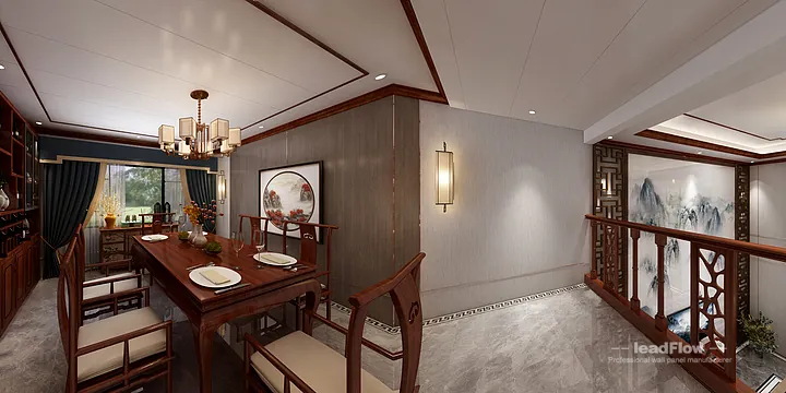 Hangzhou Villa Wall Panel Design | WPC Wall Panel Warm Interior in Hangzhou, China - photo 29