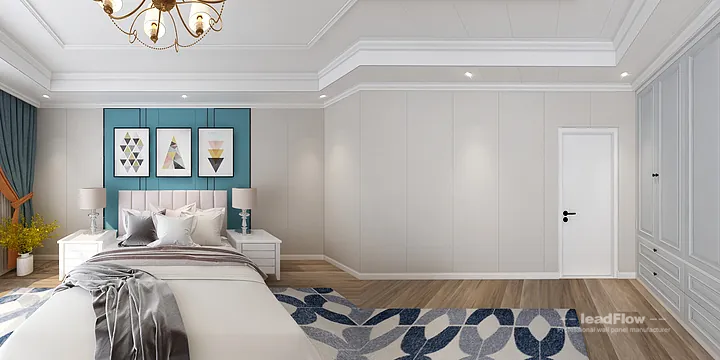 Hangzhou Villa Wall Panel Design | WPC Wall Panel Warm Interior in Hangzhou, China - photo 4