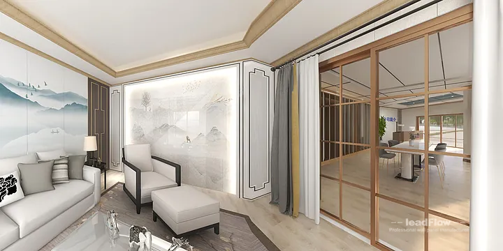 WPC Wall Panel Ideas for Hangzhou Commercial Space | foyer Design in Hangzhou, China - photo 1