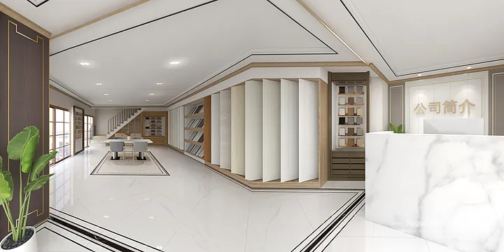 WPC Wall Panel Ideas for Hangzhou Commercial Space | foyer Design in Hangzhou, China - photo 10