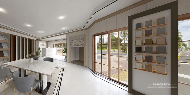 WPC Wall Panel Ideas for Hangzhou Commercial Space | foyer Design in Hangzhou, China - photo 12