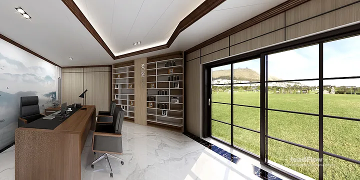 WPC Wall Panel Ideas for Hangzhou Commercial Space | foyer Design in Hangzhou, China - photo 13