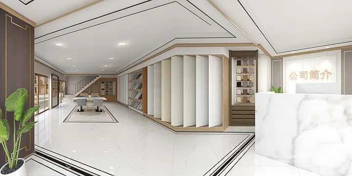 WPC Wall Panel Ideas for Hangzhou Commercial Space | foyer Design in Hangzhou, China - photo 7