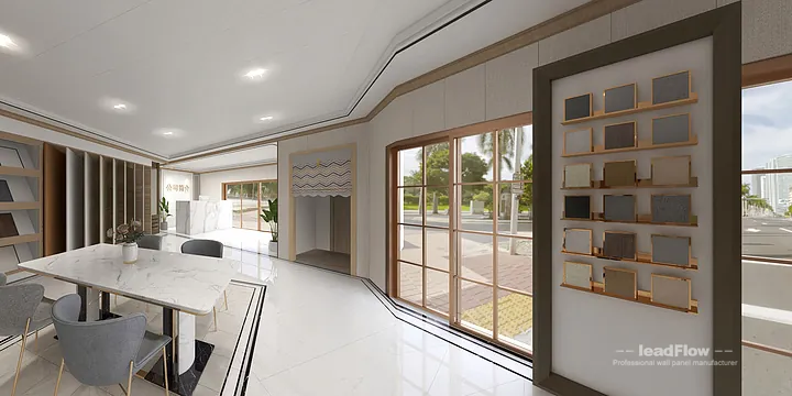 WPC Wall Panel Ideas for Hangzhou Commercial Space | foyer Design in Hangzhou, China - photo 8