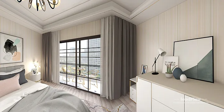 WPC Wall Panel Transformation: Hangzhou Apartment with Secondary Bedroom Walls in Hangzhou, China - photo 5