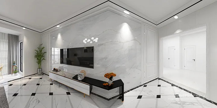 WPC Cladding Transformation: Hangzhou Apartment with Living Room Walls in Hangzhou, China - photo 17