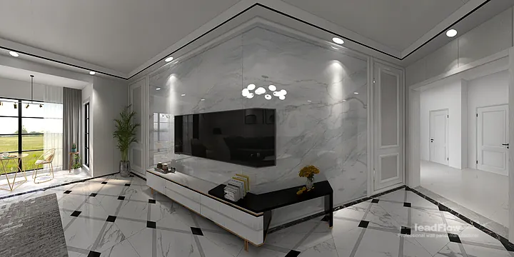 WPC Cladding Transformation: Hangzhou Apartment with Living Room Walls in Hangzhou, China - photo 19