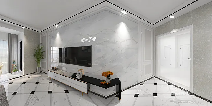 WPC Cladding Transformation: Hangzhou Apartment with Living Room Walls in Hangzhou, China - photo 20