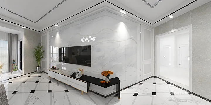 WPC Cladding Transformation: Hangzhou Apartment with Living Room Walls in Hangzhou, China - photo 21
