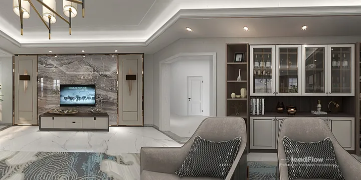 WPC Cladding Transformation: Hangzhou Apartment with Living Room Walls in Hangzhou, China - photo 31