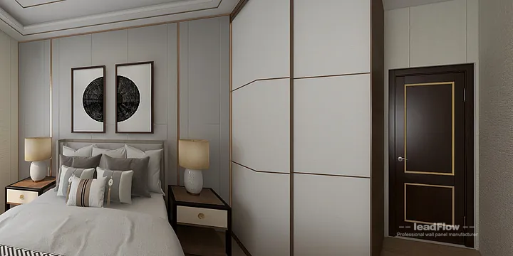 WPC Wall Cladding Apartment Inspiration in Hangzhou &mdash; Contemporary Design in Hangzhou, China - photo 1