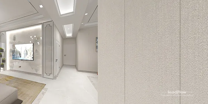 WPC Wall Cladding Apartment Inspiration in Hangzhou &mdash; Contemporary Design in Hangzhou, China - photo 15