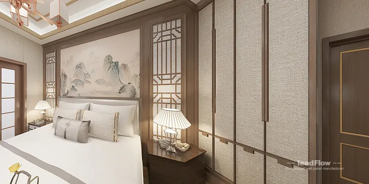 WPC Wall Cladding Apartment Inspiration in Hangzhou &mdash; Contemporary Design in Hangzhou, China - photo 4