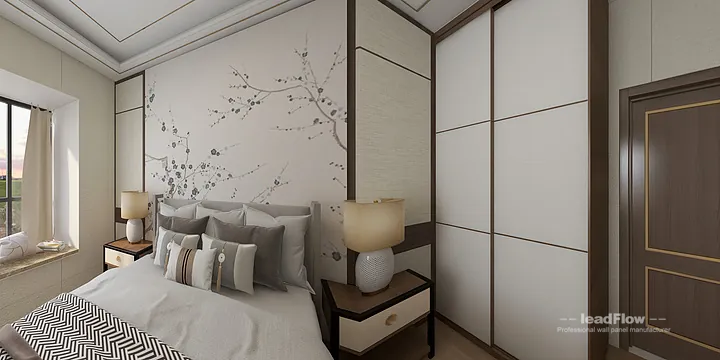 WPC Wall Cladding Apartment Inspiration in Hangzhou &mdash; Contemporary Design in Hangzhou, China - photo 6