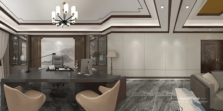 WPC Wall Panel Project: Nanchang Commercial Space with Showroom in Donghu District, Nanchang, China - photo 5