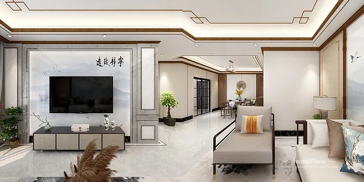 Modern Apartment in Hangzhou Featuring WPC Cladding in Hangzhou, China