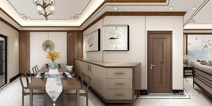 Modern Apartment in Hangzhou Featuring WPC Cladding in Hangzhou, China - photo 3
