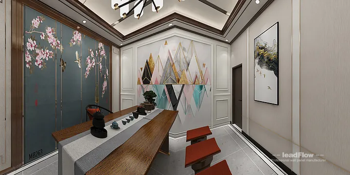 Premium WPC Interior Panel for Hangzhou Commercial Space &mdash; Elegant Finish in Hangzhou, China - photo 1