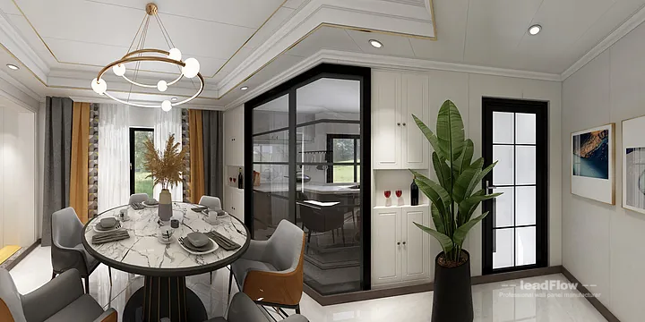 Hangzhou Apartment with WPC Wall Cladding &mdash; Contemporary Feature in Hangzhou, China - photo 1