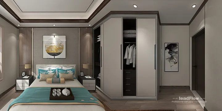 WPC Cladding Transformation: Hangzhou Apartment with Secondary Bedroom Walls in Hangzhou, China - photo 6