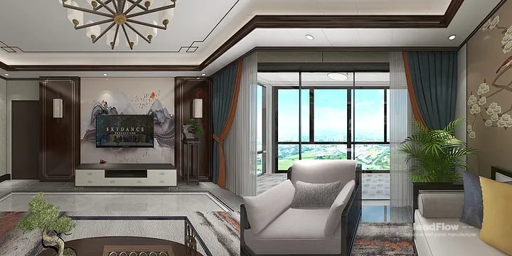 WPC Cladding Transformation: Hangzhou Apartment with Secondary Bedroom Walls in Hangzhou, China - photo 8