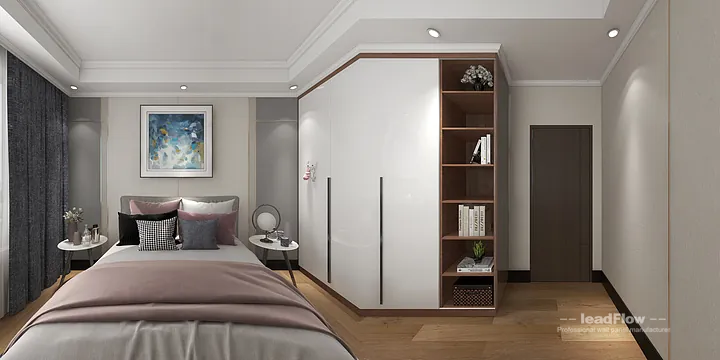 WPC Cladding Transformation: Hangzhou Apartment with Secondary Bedroom Walls in Hangzhou, China - photo 9