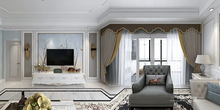 Warm Apartment in Hangzhou Featuring WPC Wall Cladding in Hangzhou, China