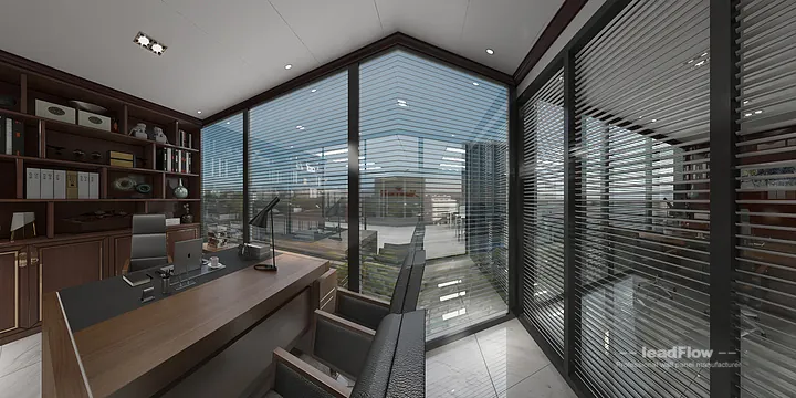 WPC Wall Cladding Design for Nanchang Commercial Space &mdash; Office 1 Focus in Donghu District, Nanchang, China - photo 5