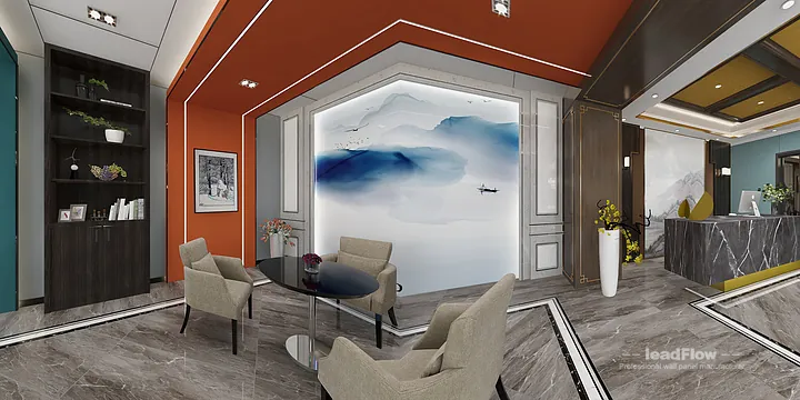 WPC Wall Cladding Interior Project Design in Hangzhou | Elegant Interior in Hangzhou, China - photo 2