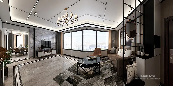 Stylish Apartment Interior in Hangzhou using WPC Interior Panel in Hangzhou, China - photo 10