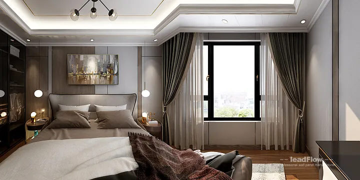 Stylish Apartment Interior in Hangzhou using WPC Interior Panel in Hangzhou, China - photo 3