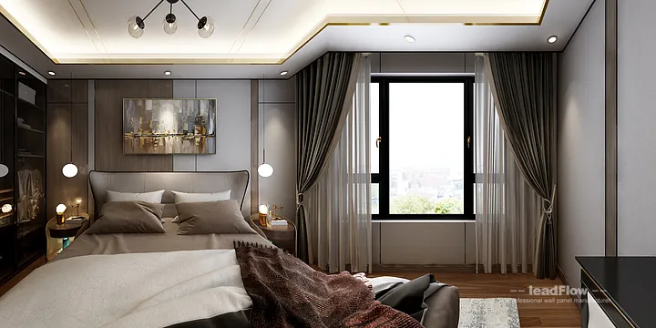 Stylish Apartment Interior in Hangzhou using WPC Interior Panel in Hangzhou, China - photo 4