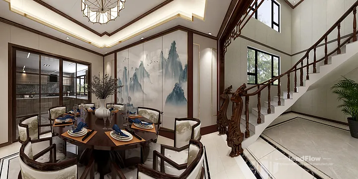 Warm WPC Cladding Project: Hangzhou Villa Interior in Hangzhou, China - photo 9