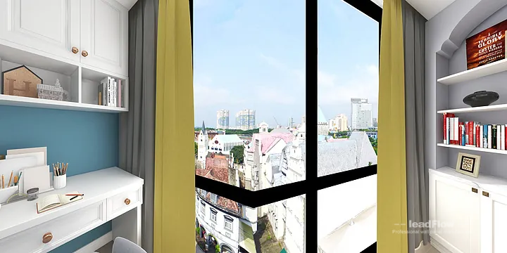 Hangzhou Apartment Interior with WPC Wall Panel &mdash; Balcony Accent in Hangzhou, China - photo 16