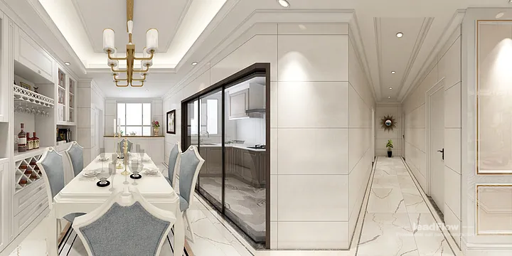 Hangzhou Apartment Interior with WPC Wall Panel &mdash; Balcony Accent in Hangzhou, China - photo 8