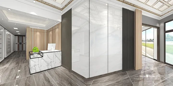 WPC Wall Cladding Ideas for Hangzhou Commercial Space | Showroom 2 Design in Hangzhou, China - photo 1