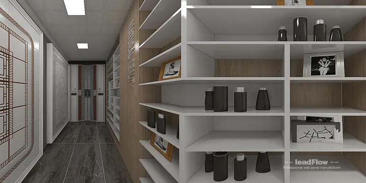 WPC Wall Cladding Ideas for Hangzhou Commercial Space | Showroom 2 Design in Hangzhou, China - photo 2