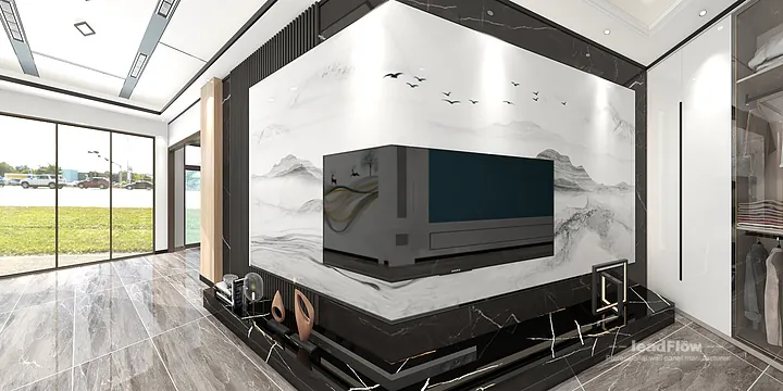 WPC Wall Cladding Ideas for Hangzhou Commercial Space | Showroom 2 Design in Hangzhou, China - photo 4