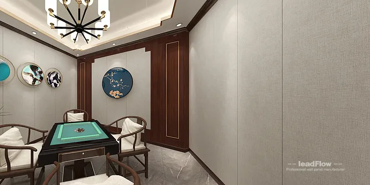 WPC Cladding Design for Hangzhou Commercial Space &mdash; mahjong room Focus in Hangzhou, China - photo 4