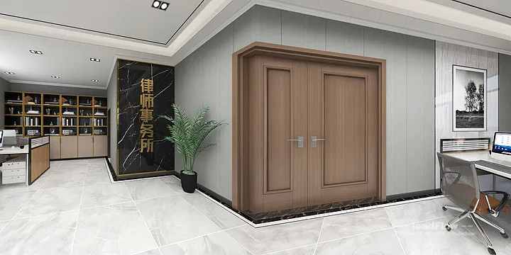 Hangzhou Office Renovation with WPC Cladding | boss office Idea in Hangzhou, China - photo 1