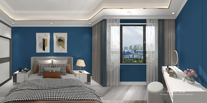 Hangzhou Interior Project Interior with WPC Cladding &mdash; bedroom1 Accent in Hangzhou, China - photo 1