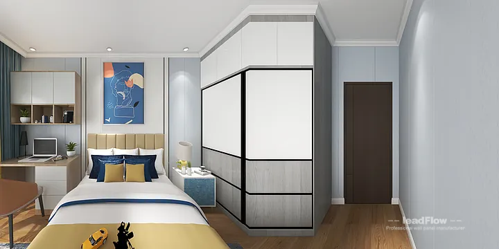 Stylish Apartment in Nanchang Featuring WPC Interior Panel in Donghu District, Nanchang, China - photo 4