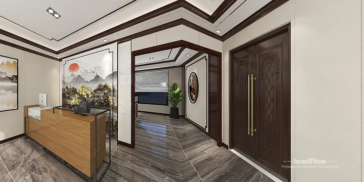 Warm Interior Project in Hangzhou Featuring WPC Wall Panel in Hangzhou, China - photo 1